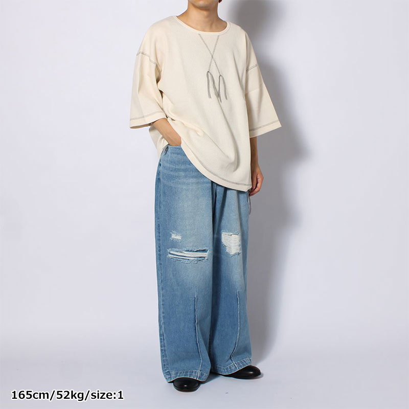 GIMA WAFFLE TEE -2.COLOR-