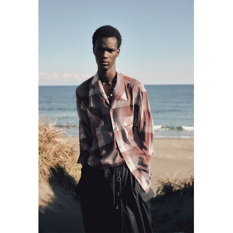 SHEER CHECK SHIRT -3.COLOR-