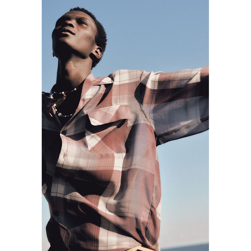 SHEER CHECK SHIRT -3.COLOR-