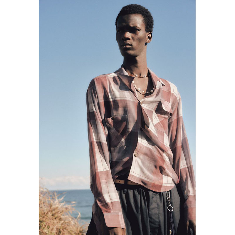 SHEER CHECK SHIRT -3.COLOR-