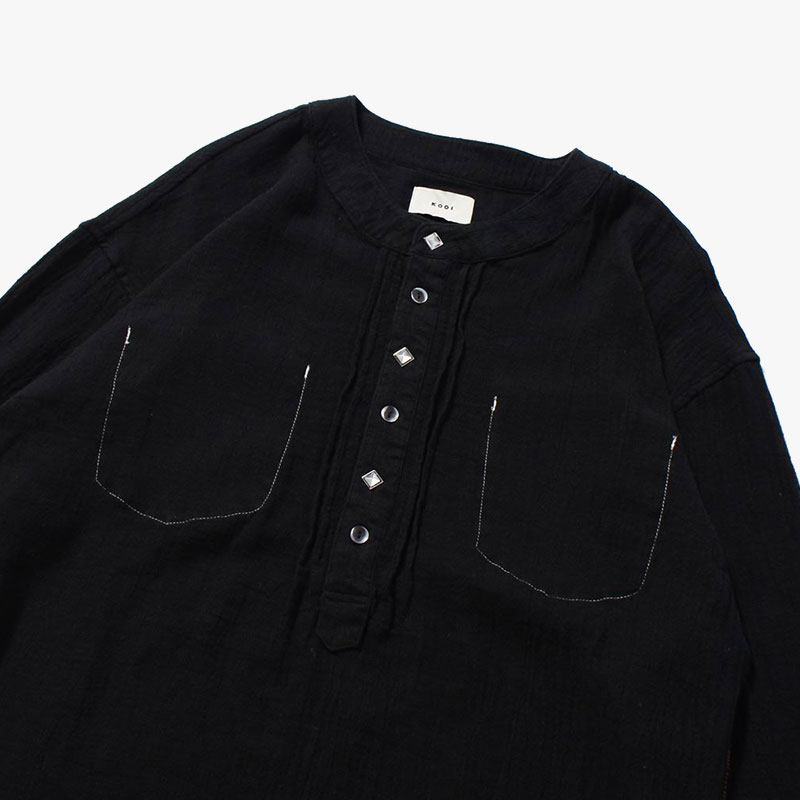 PAINTER HENRY NECK SHIRT -2.COLOR-