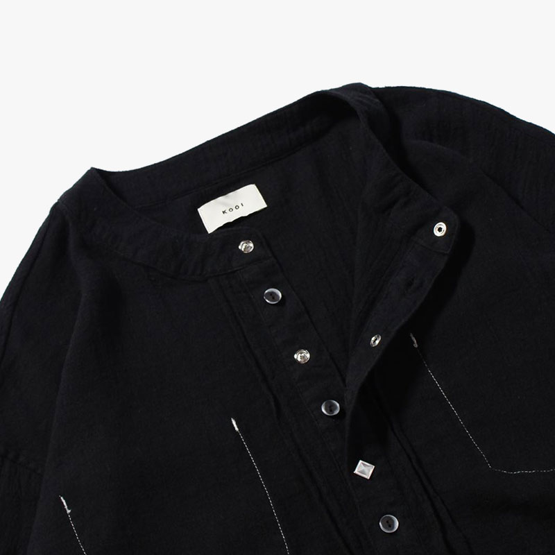 PAINTER HENRY NECK SHIRT -2.COLOR-