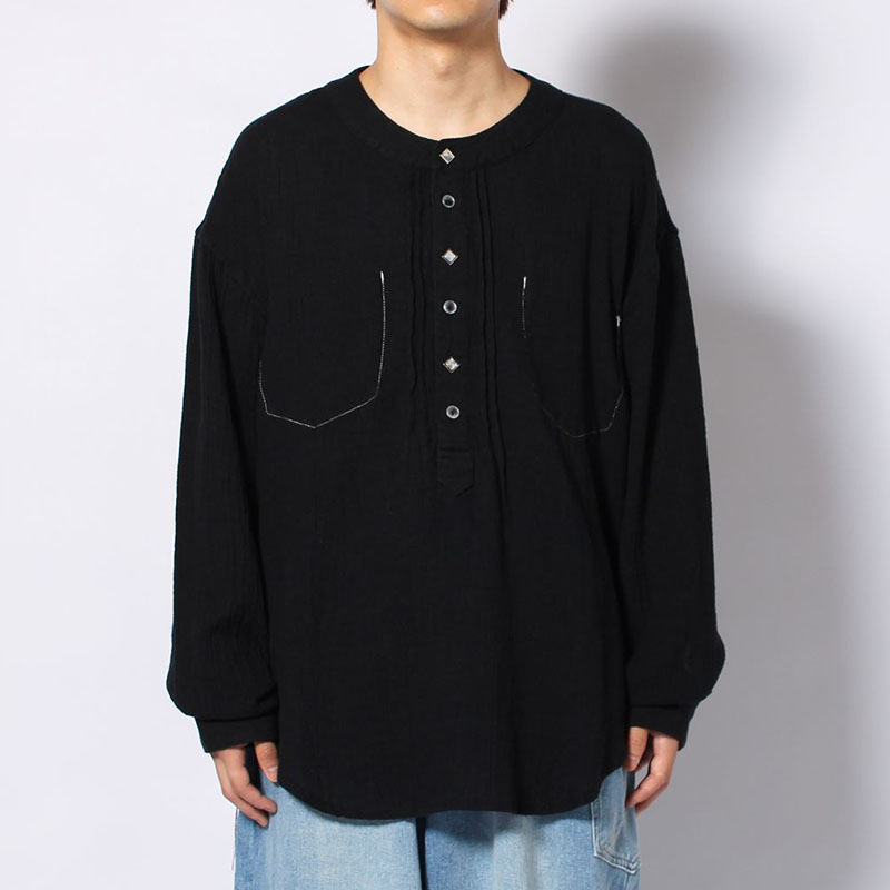 PAINTER HENRY NECK SHIRT -2.COLOR-
