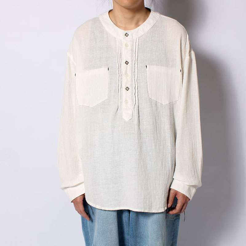 PAINTER HENRY NECK SHIRT -2.COLOR-