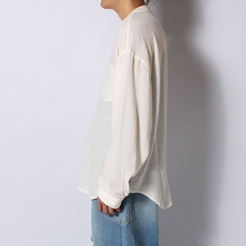 PAINTER HENRY NECK SHIRT -2.COLOR-