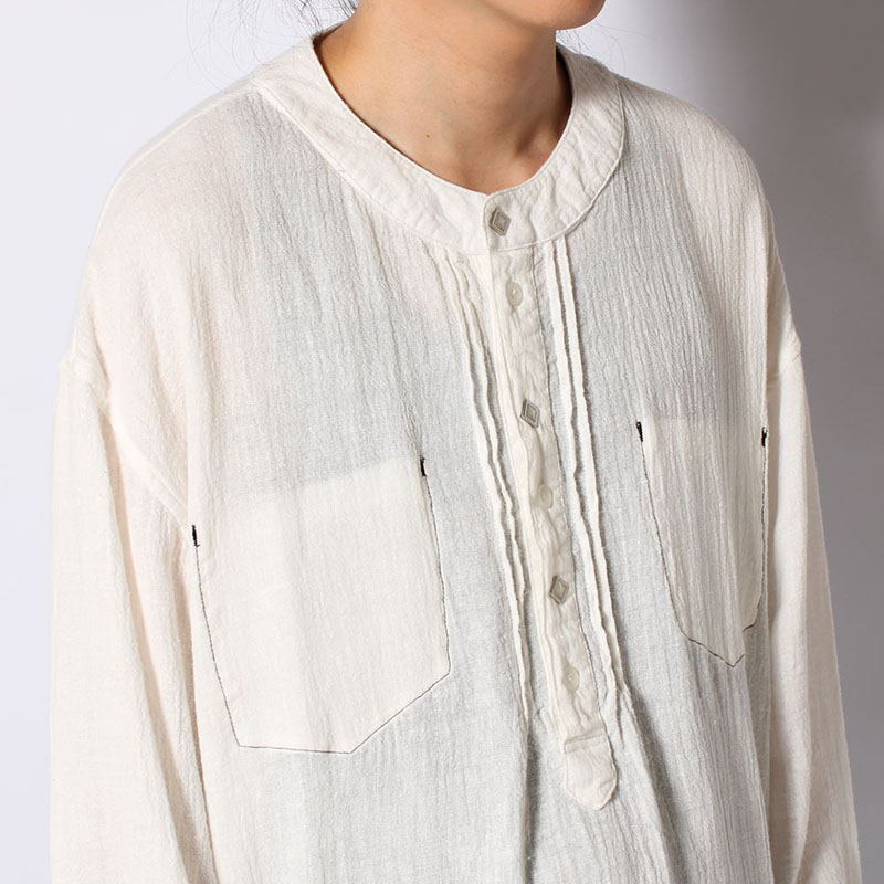 PAINTER HENRY NECK SHIRT -2.COLOR-