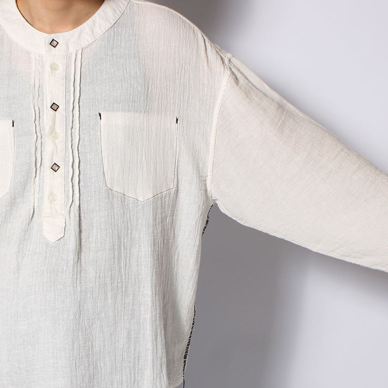 PAINTER HENRY NECK SHIRT -2.COLOR-