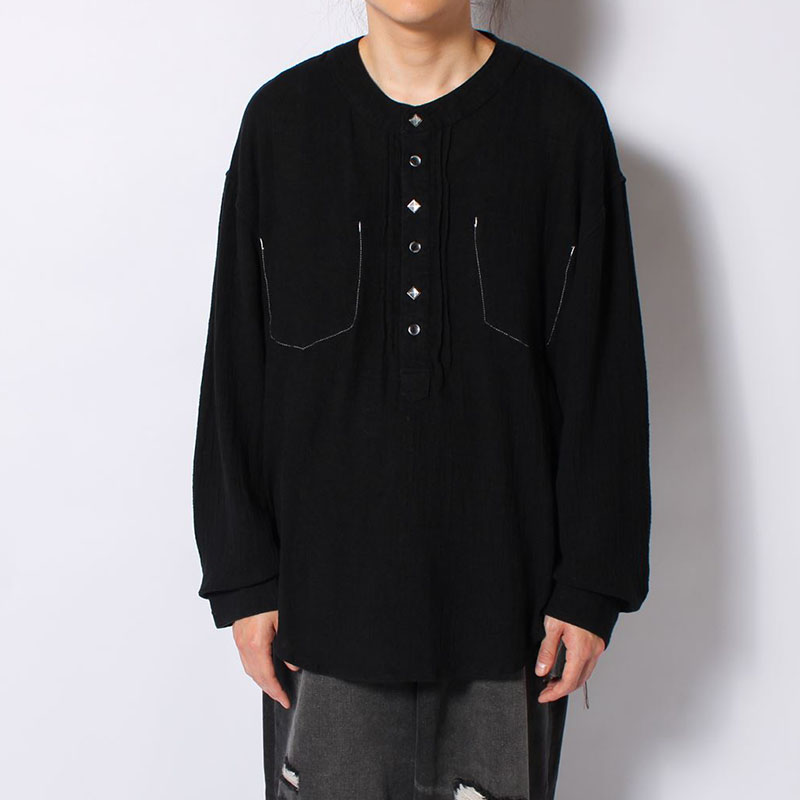 PAINTER HENRY NECK SHIRT -2.COLOR-