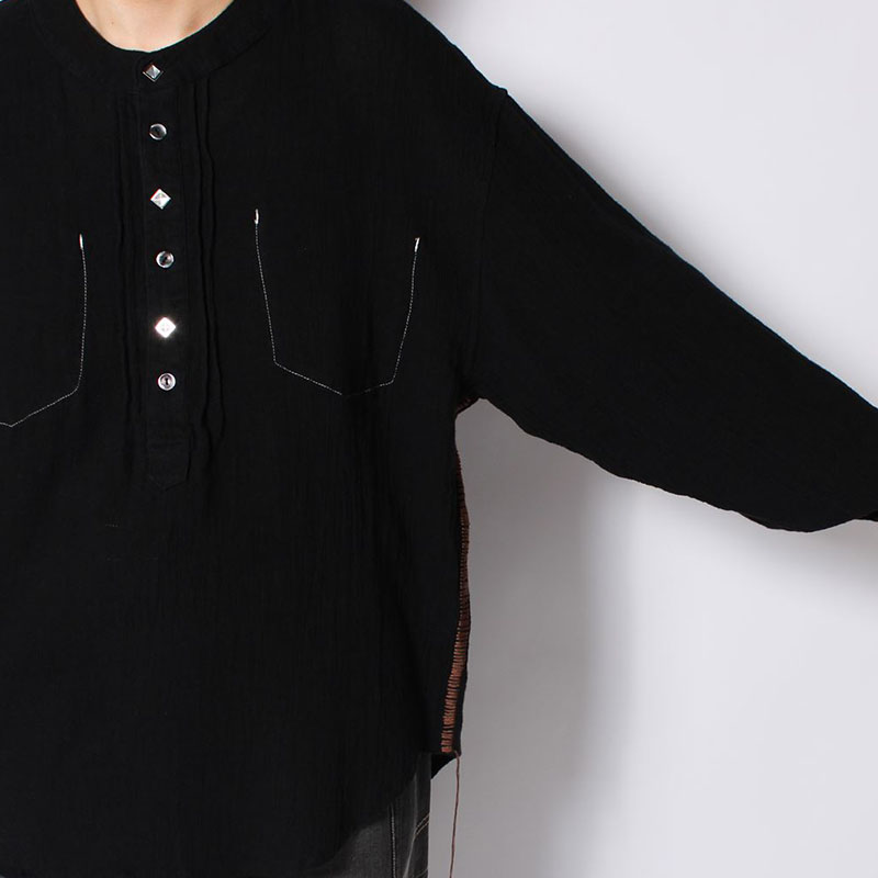 PAINTER HENRY NECK SHIRT -2.COLOR-