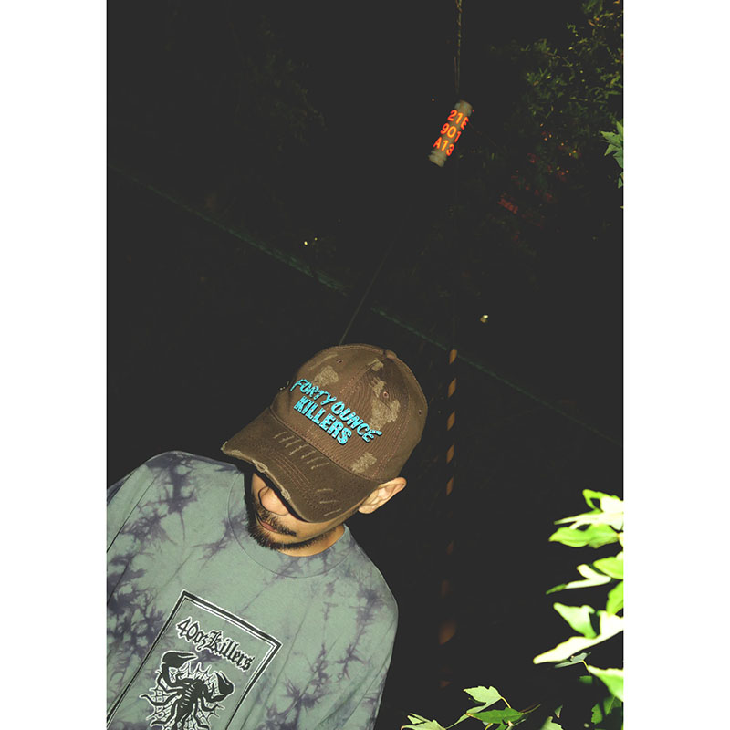 40oz Killers Damaged Cap -2.COLOR-