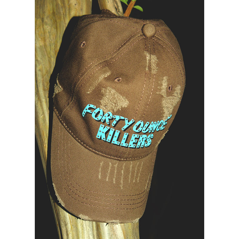 40oz Killers Damaged Cap -2.COLOR-