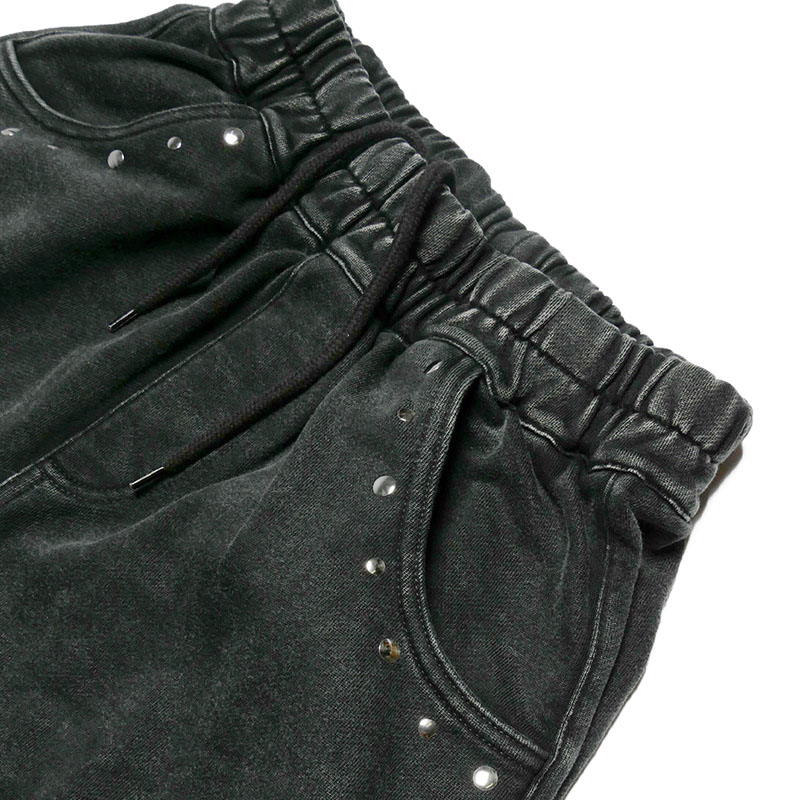 Spiderweb Sweatpants -BLACK-