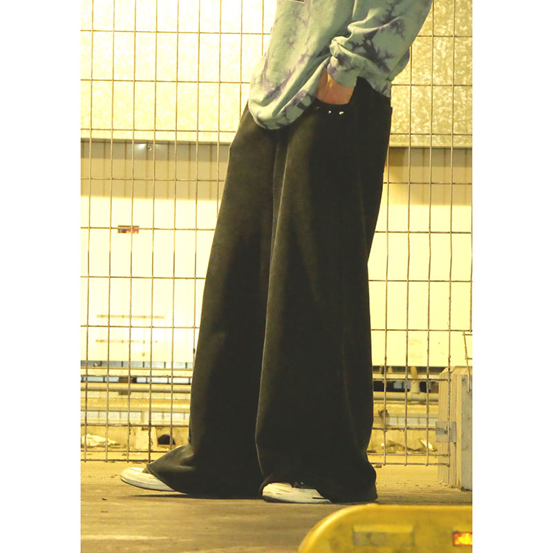 Spiderweb Sweatpants -BLACK-