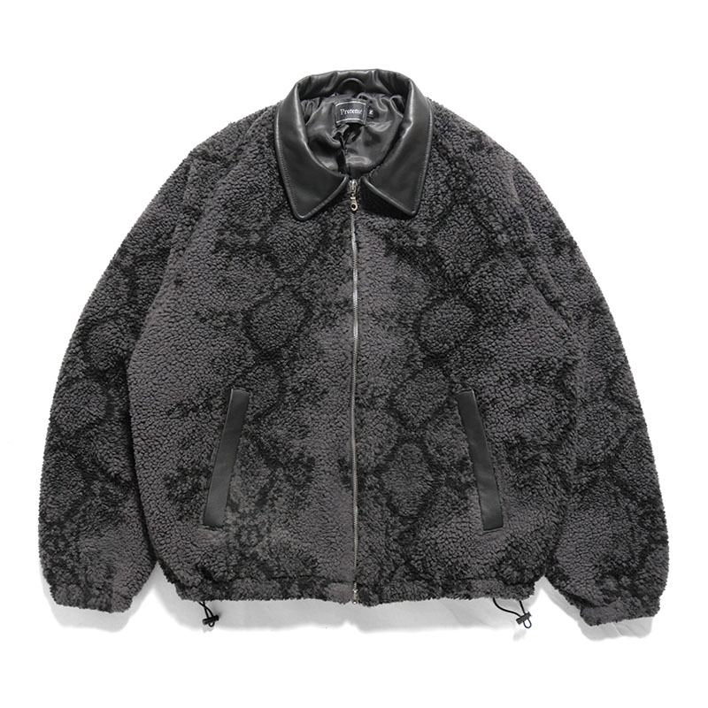 Python Pattern Boa Jacket -2.COLOR-