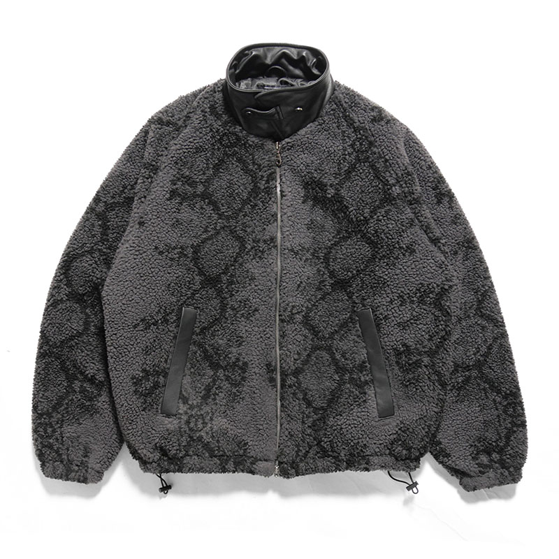 Python Pattern Boa Jacket -2.COLOR-