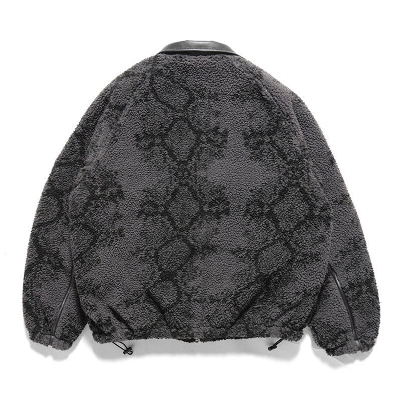 Python Pattern Boa Jacket -2.COLOR-