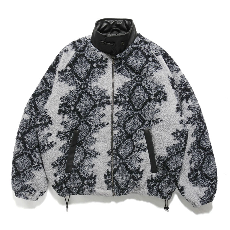 Python Pattern Boa Jacket -2.COLOR-