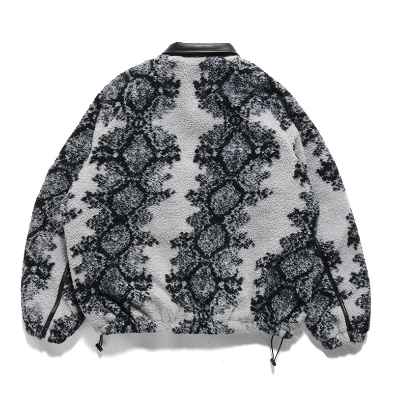 Python Pattern Boa Jacket -2.COLOR-