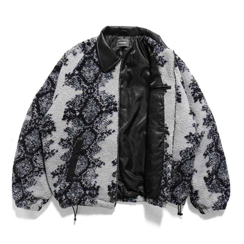 Python Pattern Boa Jacket -2.COLOR-