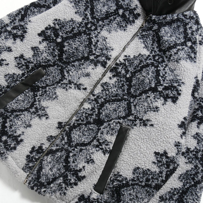 Python Pattern Boa Jacket -2.COLOR-