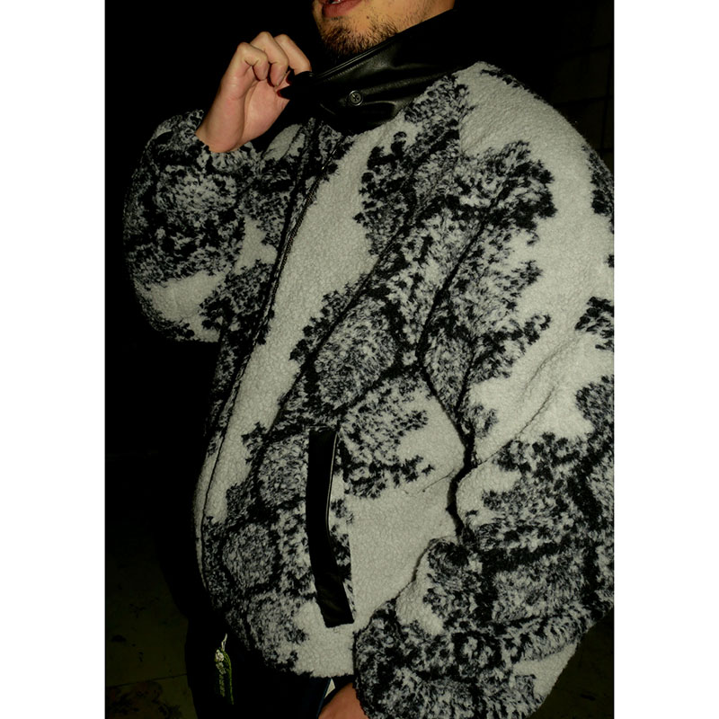 Python Pattern Boa Jacket -2.COLOR-