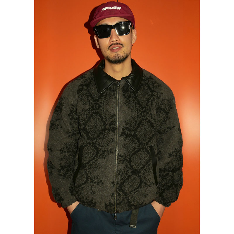 Python Pattern Boa Jacket -2.COLOR-