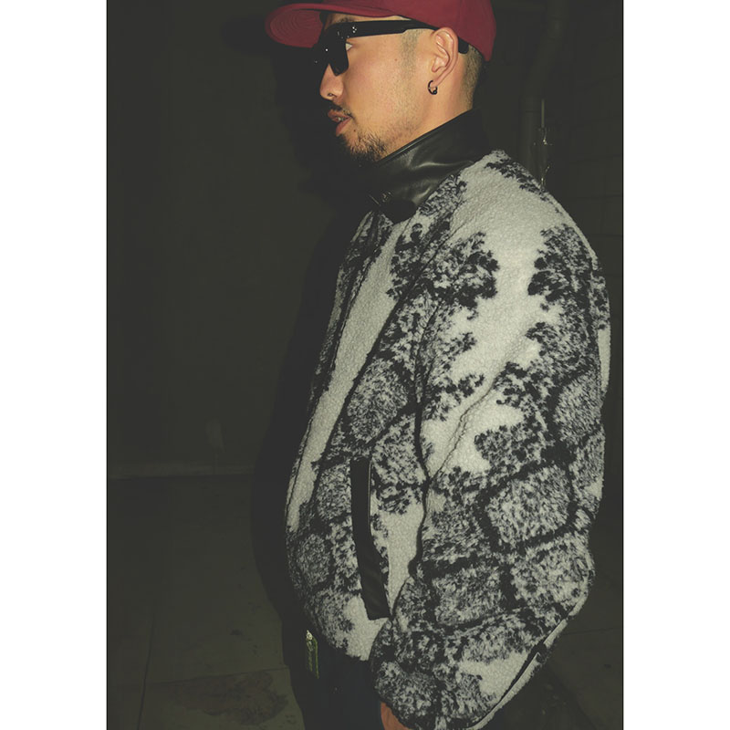 Python Pattern Boa Jacket -2.COLOR-