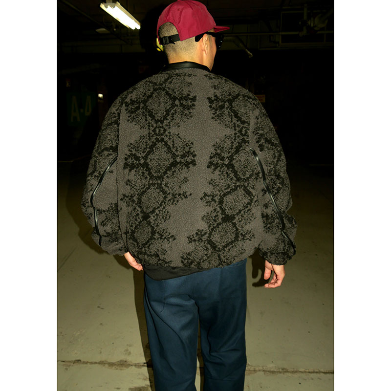 Python Pattern Boa Jacket -2.COLOR-