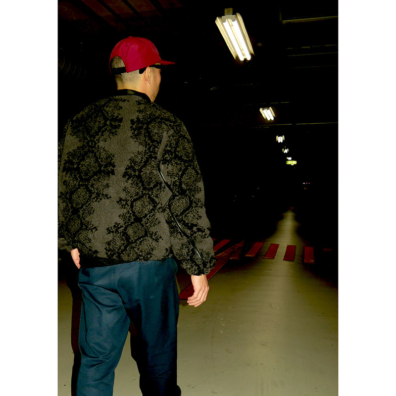 Python Pattern Boa Jacket -2.COLOR-