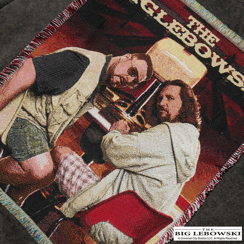 Bowling Tapestry Sweatshirt -BLACK-