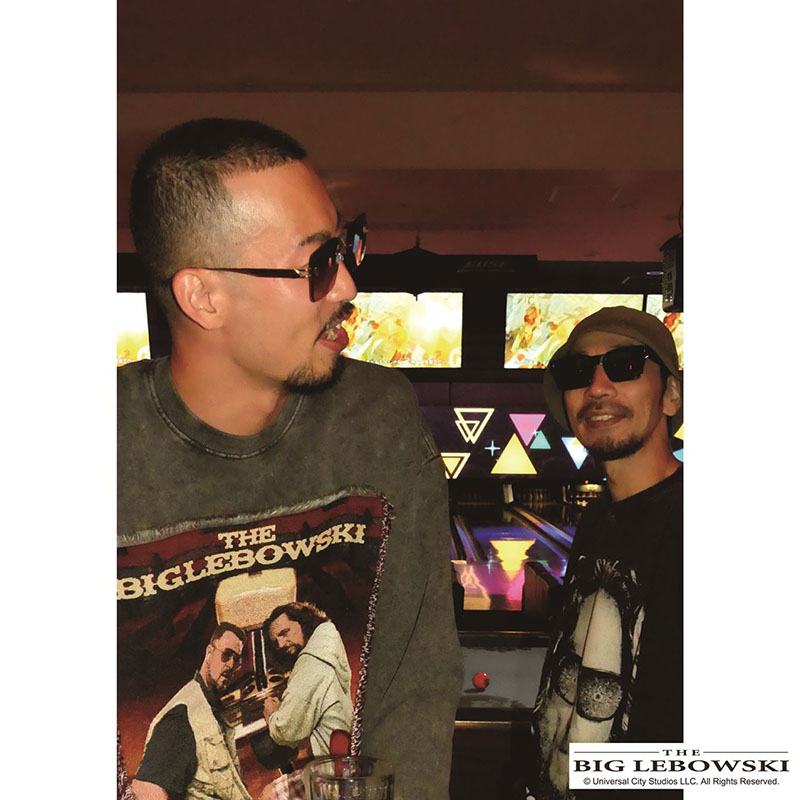 Bowling Tapestry Sweatshirt -BLACK-