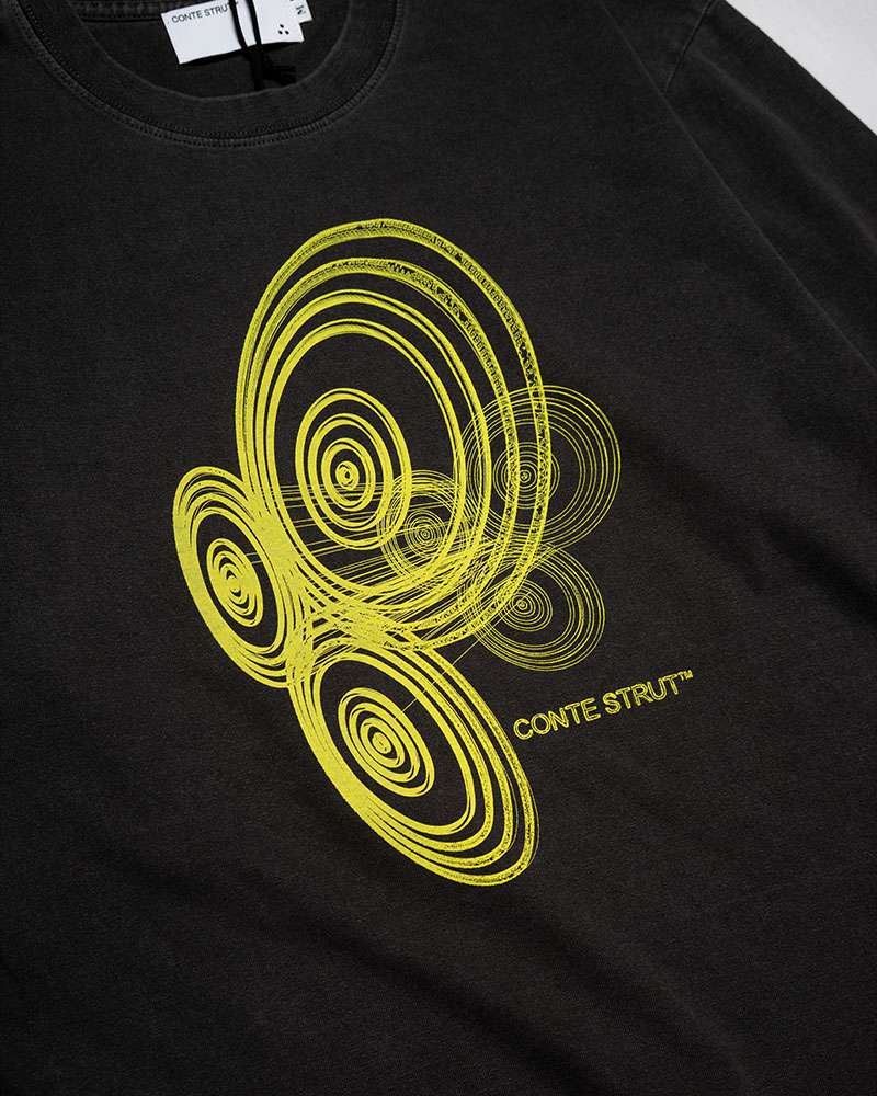 3D LOGO L/S TEE -BLACK-