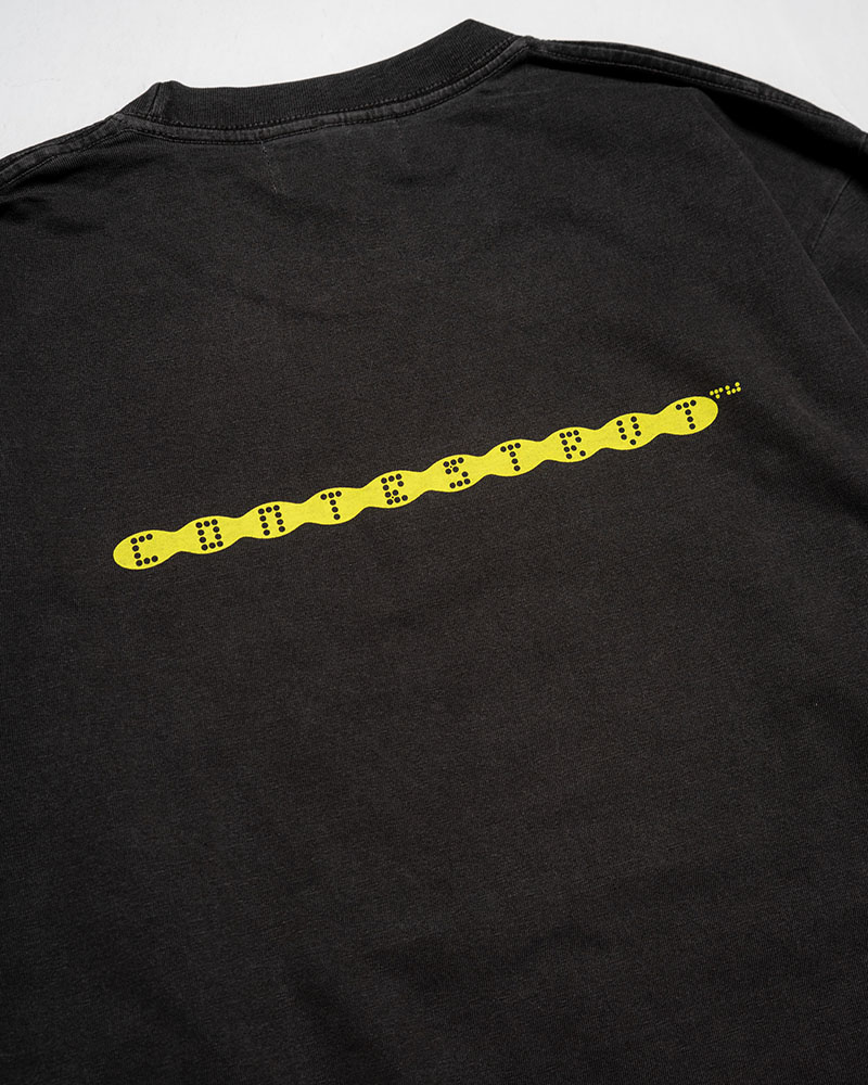 3D LOGO L/S TEE -BLACK-