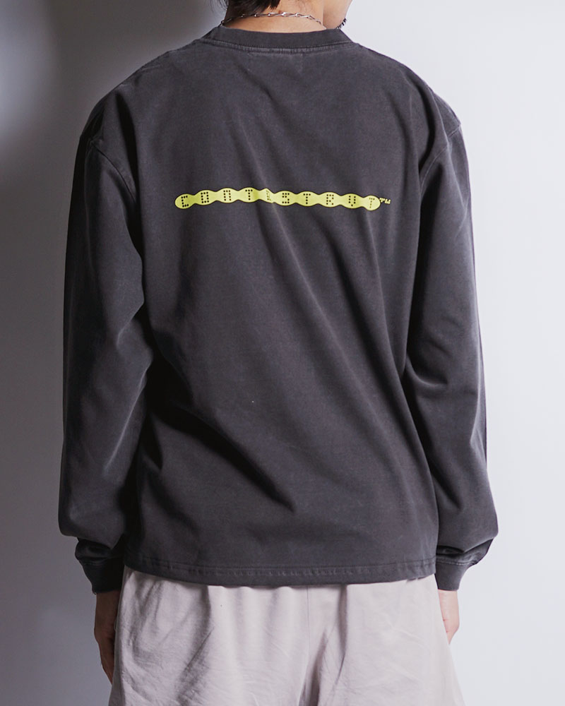 3D LOGO L/S TEE -BLACK-