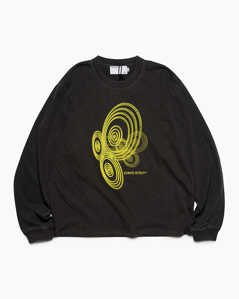 3D LOGO L/S TEE -BLACK-