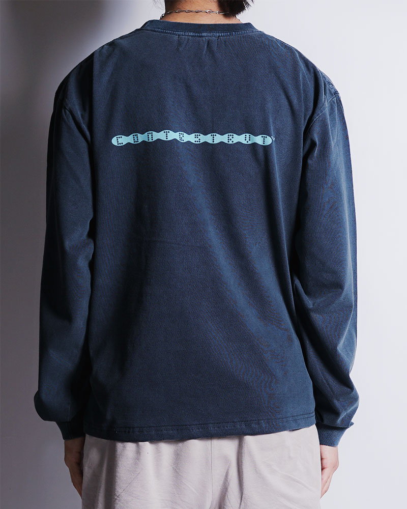 3D LOGO L/S TEE -NAVY-