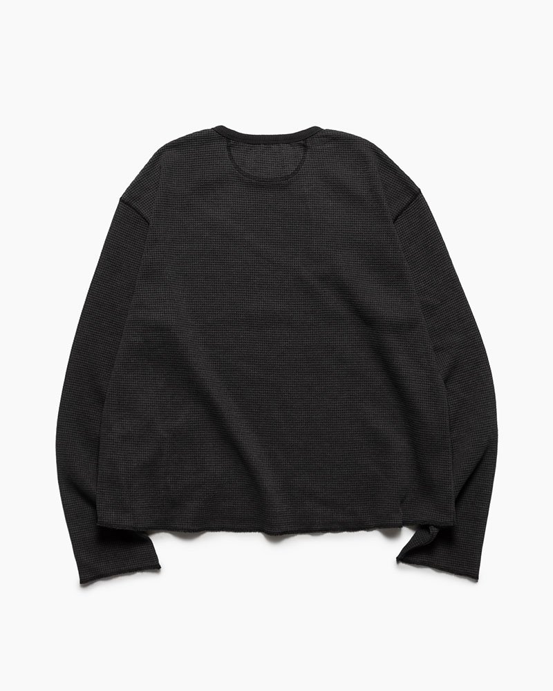 THERMAL LSTEE (DYED) -BLACK-