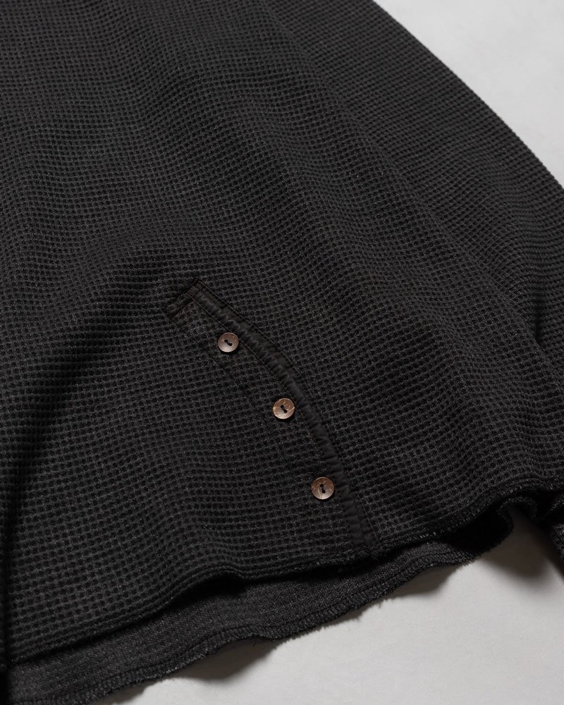 THERMAL LSTEE (DYED) -BLACK-