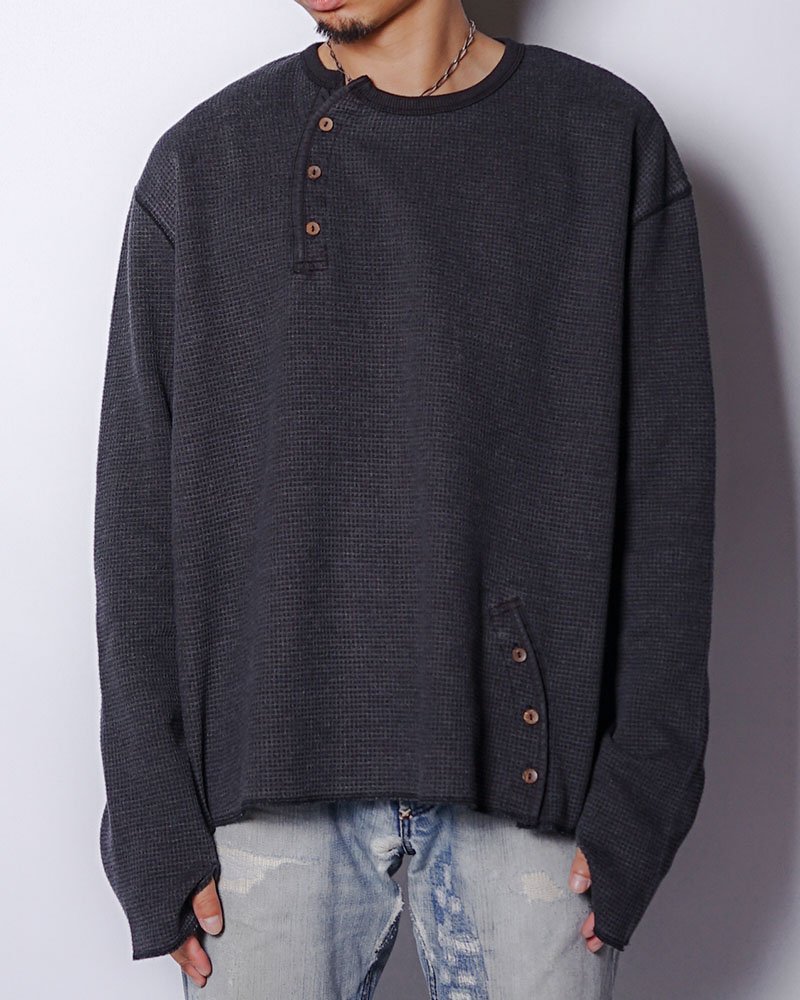 THERMAL LSTEE (DYED) -BLACK-
