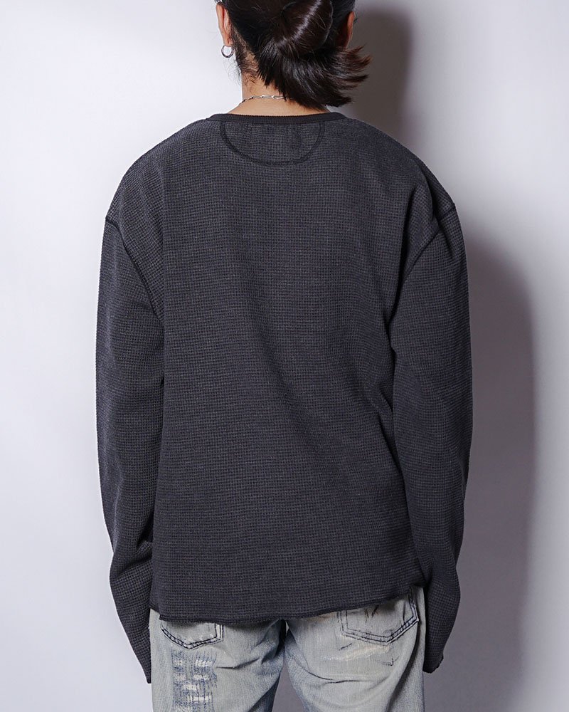 THERMAL LSTEE (DYED) -BLACK-