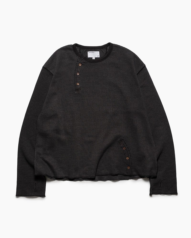 THERMAL LSTEE (DYED) -BLACK-