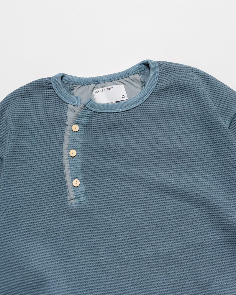 THERMAL LSTEE (DYED) -BLUE-