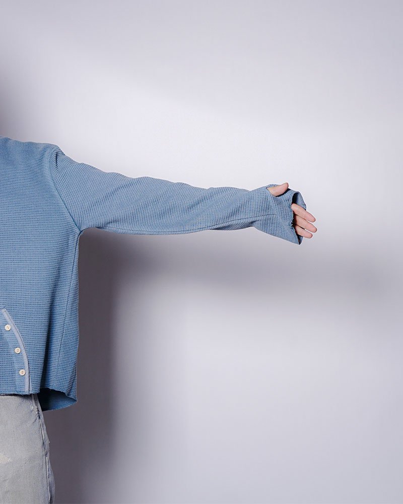 THERMAL LSTEE (DYED) -BLUE-