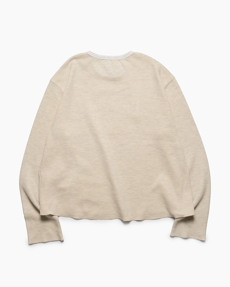 THERMAL LSTEE (DYED) -OFF WHITE-