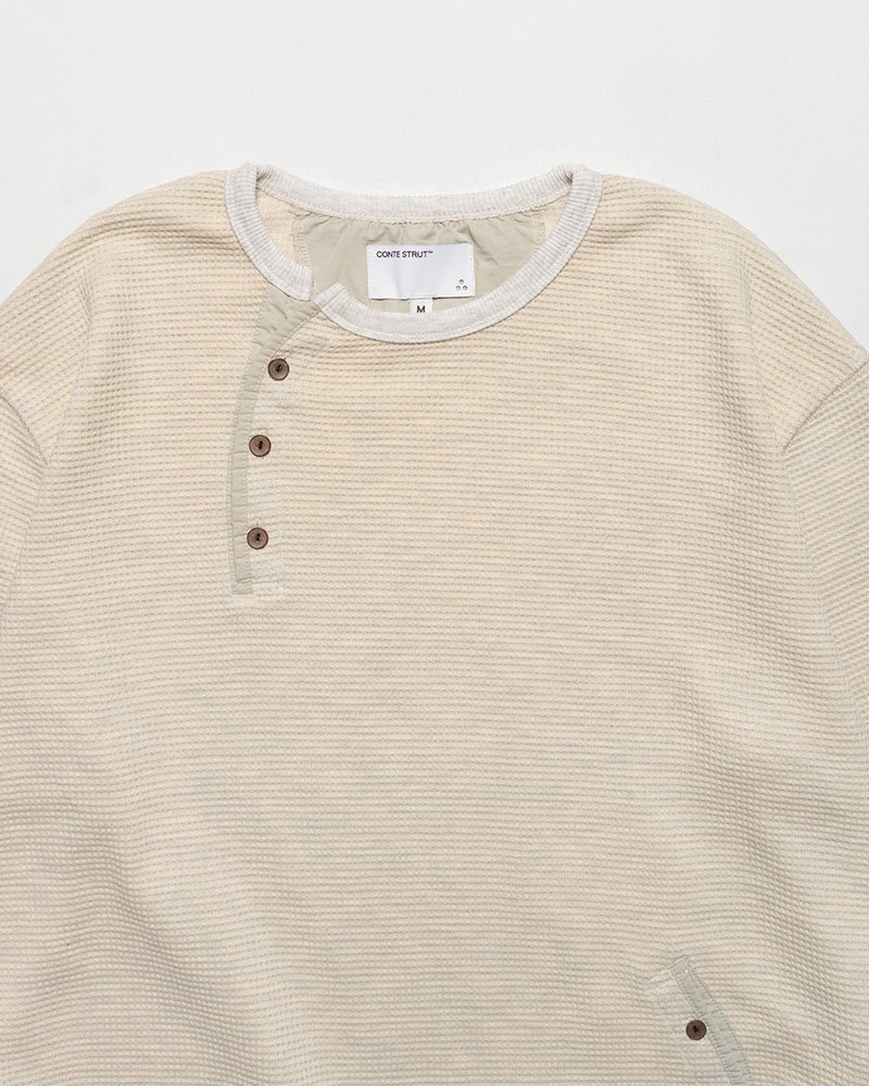 THERMAL LSTEE (DYED) -OFF WHITE-