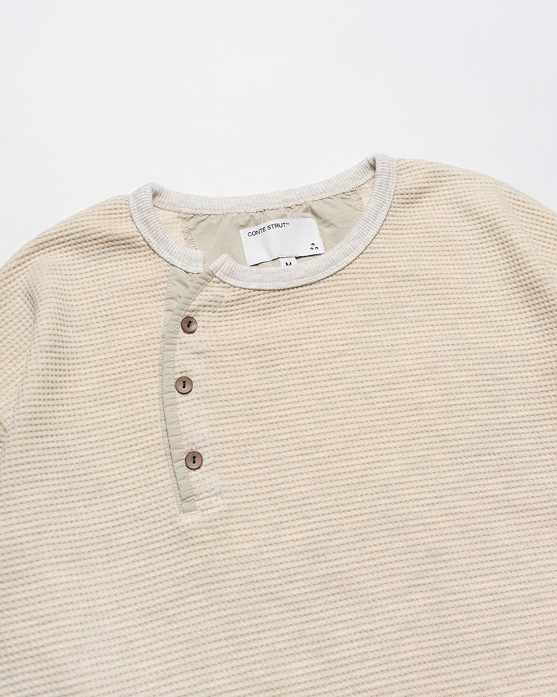 THERMAL LSTEE (DYED) -OFF WHITE-