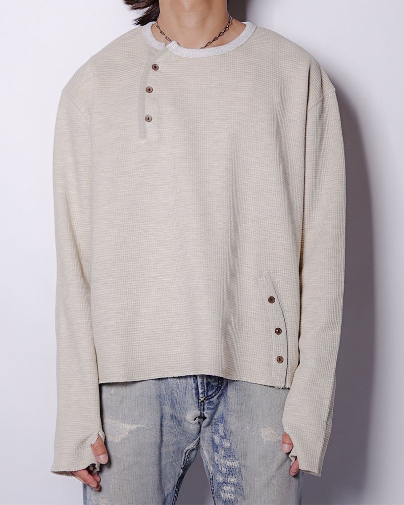 THERMAL LSTEE (DYED) -OFF WHITE-