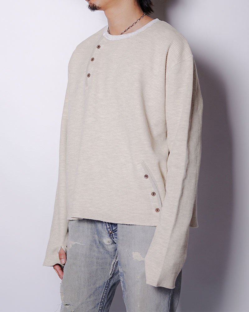 THERMAL LSTEE (DYED) -OFF WHITE-