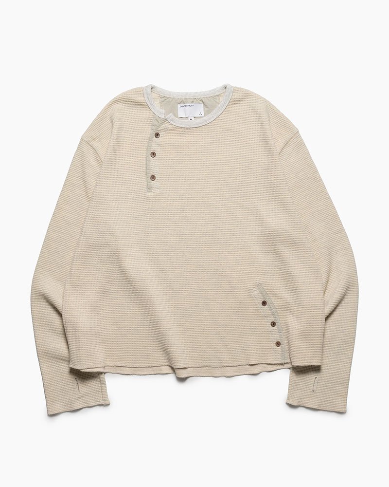 THERMAL LSTEE (DYED) -OFF WHITE-