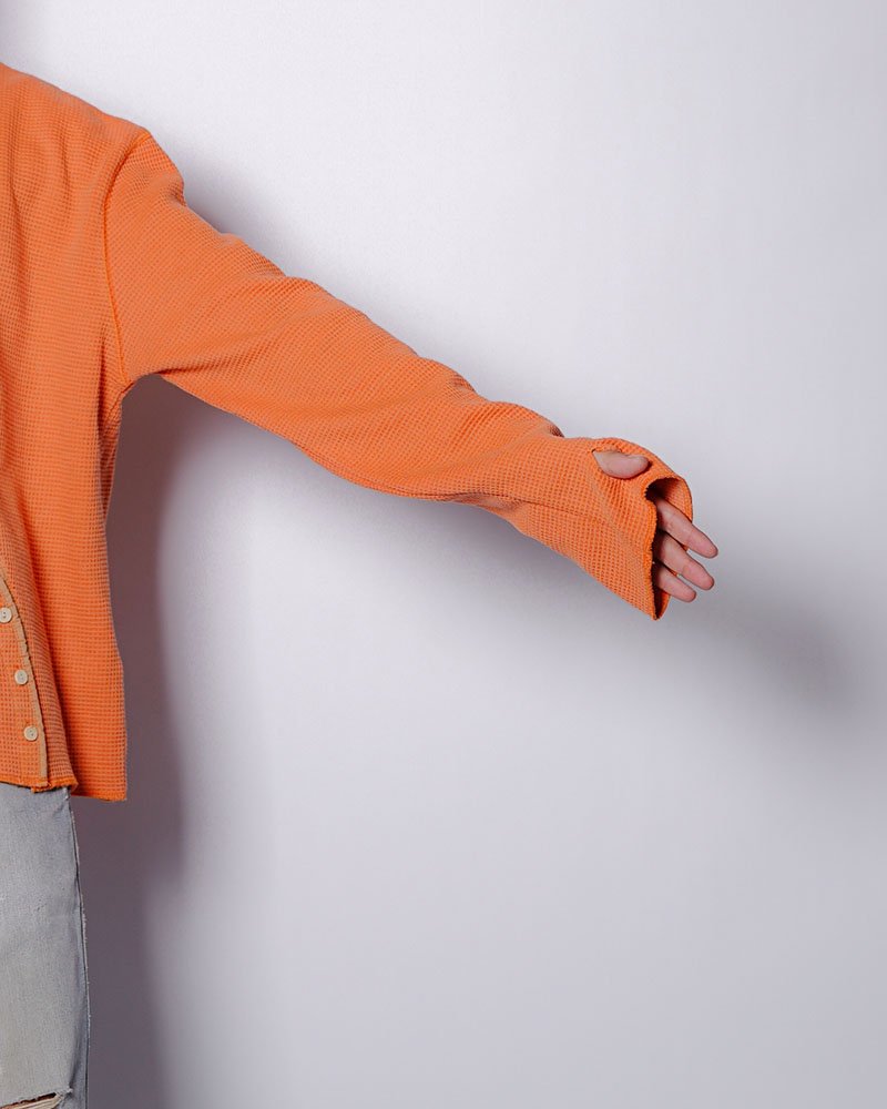THERMAL LSTEE (DYED) -ORANGE-
